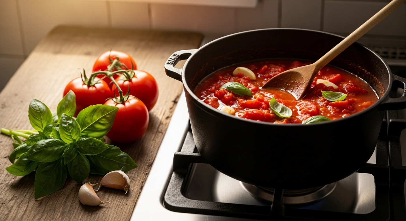 美味焦糖洋蔥搭配番茄紅醬的完美融合相关图片